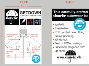 Daneget Down Winter Coat Dk Navy