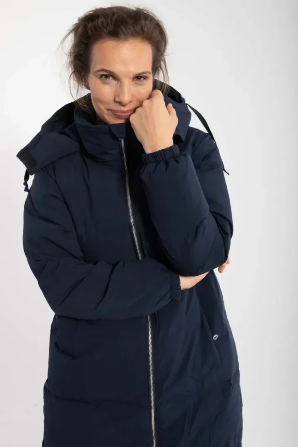 Daneget Down Winter Coat Dk Navy