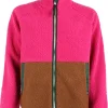 Danegreatness Fleece Jacket Bright Pink/Tobacco