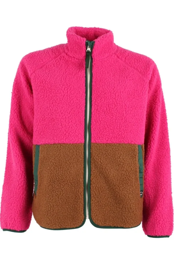 Danegreatness Fleece Jacket Bright Pink/Tobacco