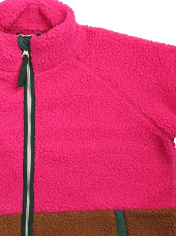 Danegreatness Fleece Jacket Bright Pink/Tobacco