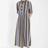 Daneguldhorn Viscose Dress Lilla/Olive