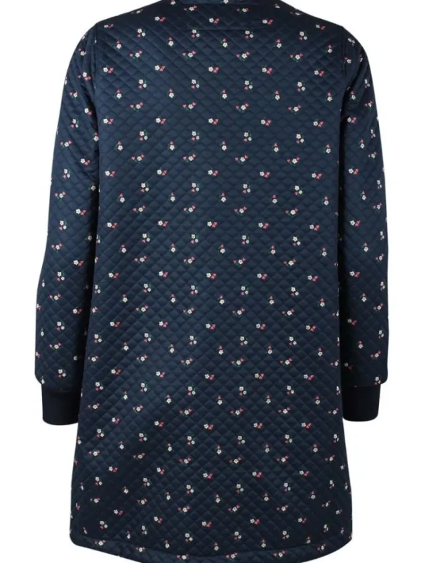 Danehella Thermo Coat Navy MINI FLOWER