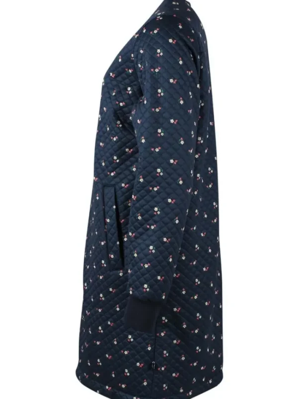 Danehella Thermo Coat Navy MINI FLOWER