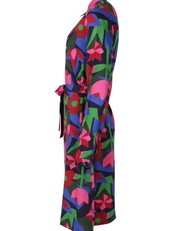 Daneheritage Viscose Dress Dark Navy GEOFLEUR