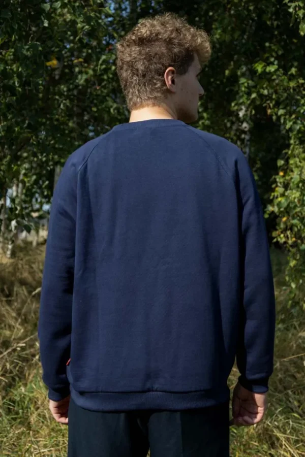 Danehjalmer Crew Neck Sweat Deep Navy ERIK