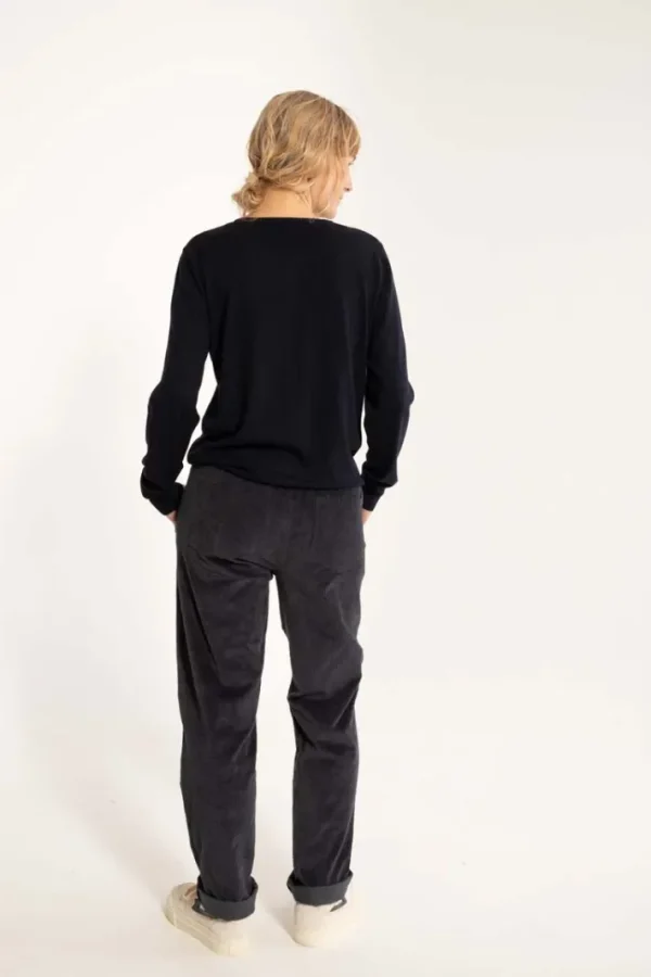 Daneholm Cord Stretch Pants Dark Navy