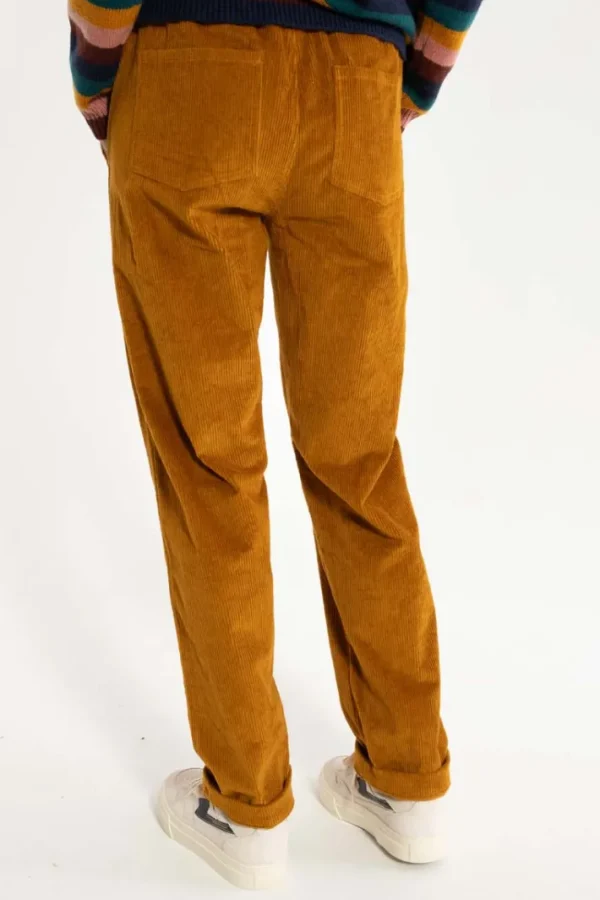 Daneholm Cord Stretch Pants Mustard