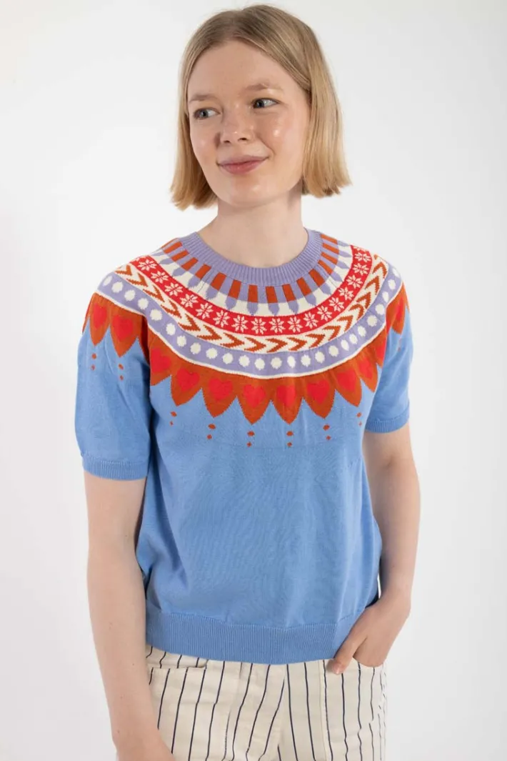 danehope_cotton_knit_swea_0.webp Danehope Cotton Knit Sweater Tee Waterblue