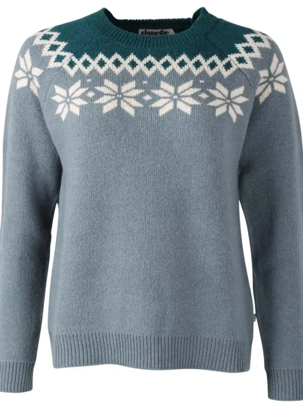 Danehytte Wool Sweater Blue Grey