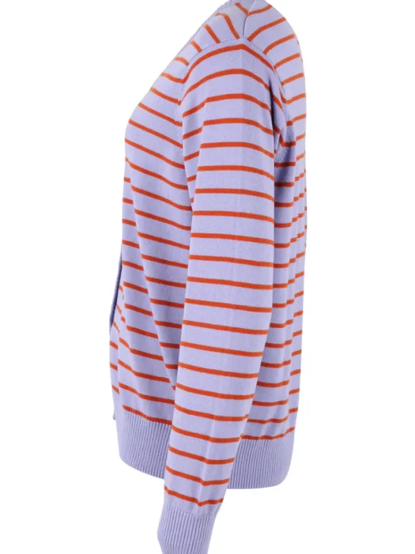Danejolly Cotton Knit Cardigan Light Rust/Lilla