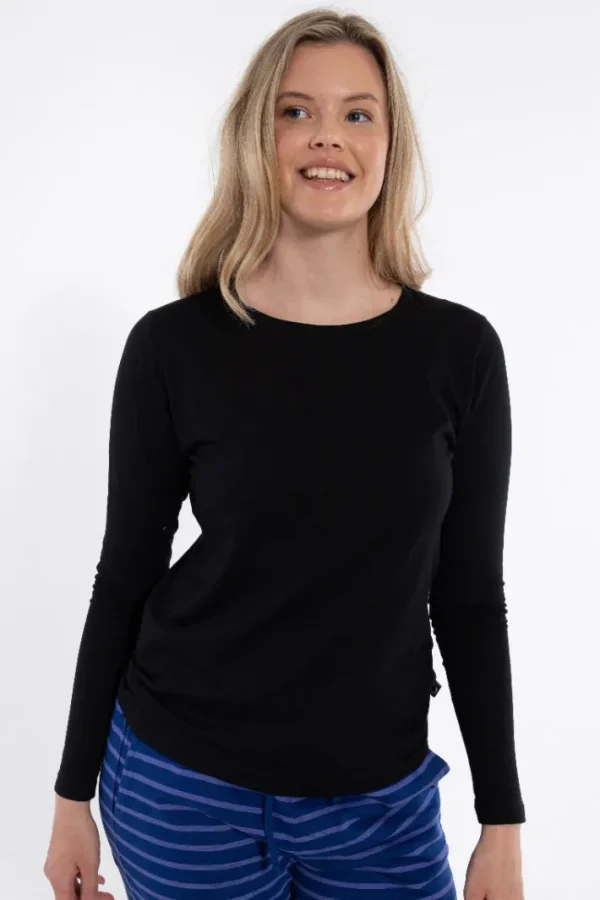 Danejubii LS Modal Tee Black
