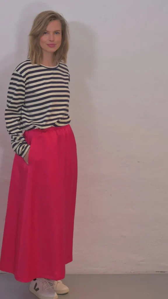 Danejubii LS Modal Tee Dark Navy/Chalk