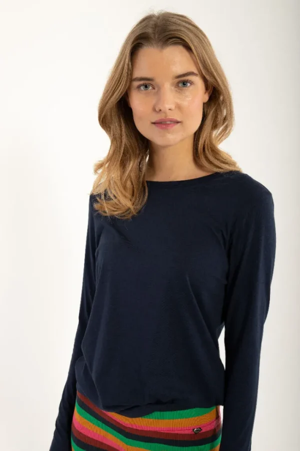 Danejubii LS Modal Tee Dk Navy