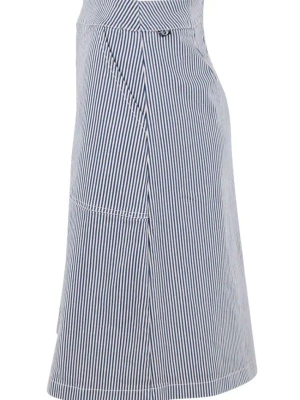 Danekage Stretch Canvas Skirt Dk Navy/Chalk