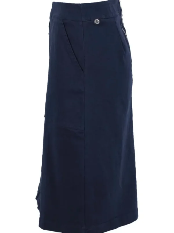 Danekage Stretch Twill Skirt Dk Navy