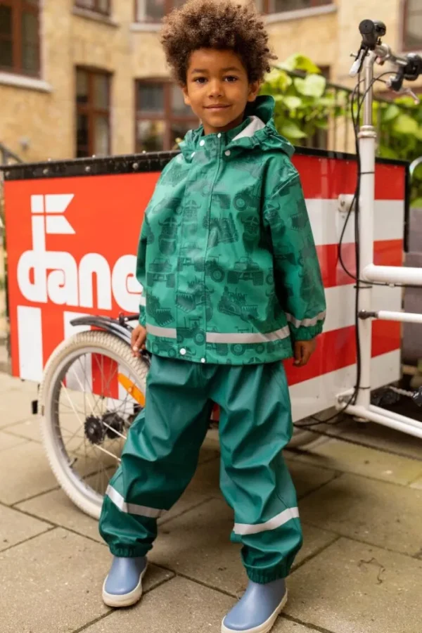 Danekarl Rain Set Teal/Dk Teal