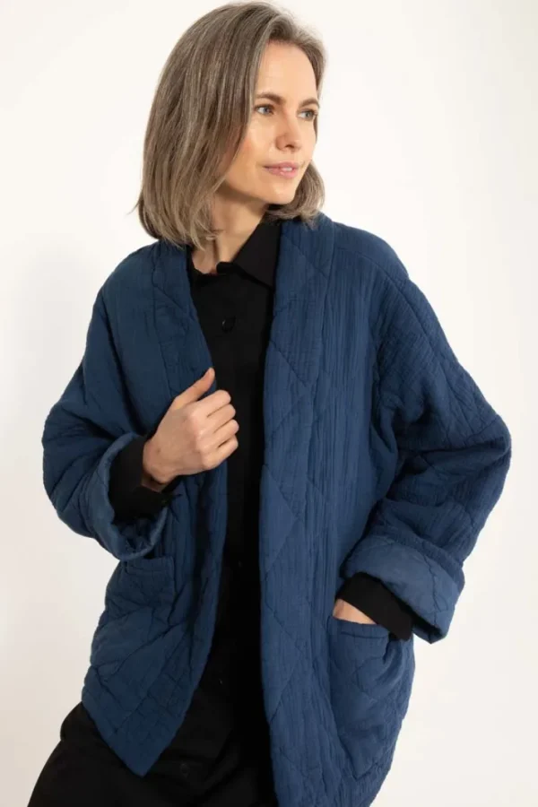 Danekatrin Quilt Jacket Deep Blue