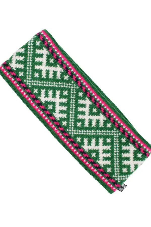 Danelangrend Wool Headband Green/White