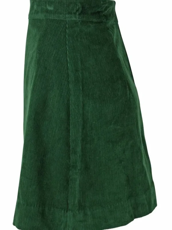 Danelondon Cord Skirt Dark Pine
