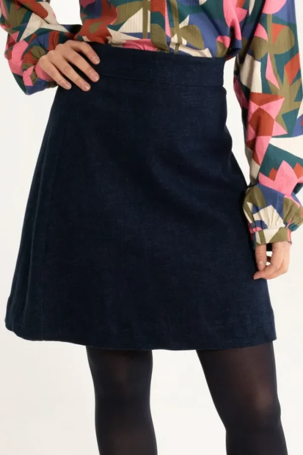 Danelondon Denim skirt Dark blue