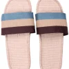 Danelulu Slippers Lt Blue/Beige/Brown