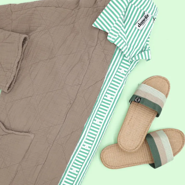 danelulu_slippers_mintbei_1.webp Danelulu Slippers Mint/Beige/Army