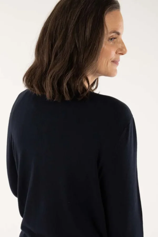 Danelunch Viscose Cardigan Dark Navy