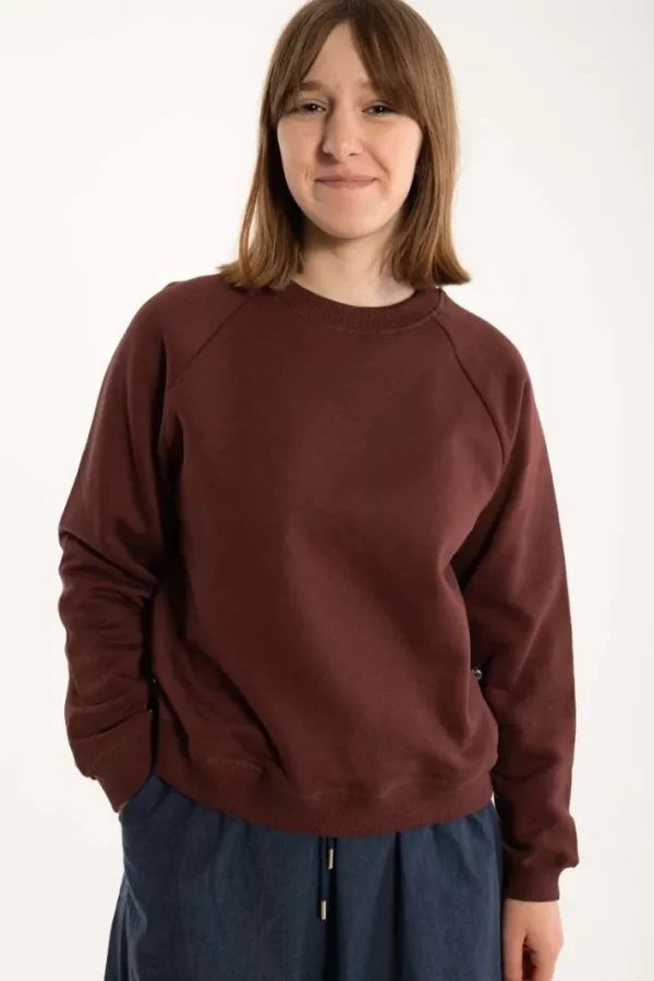 Danemama Moleton Sweat Dark Bordeaux