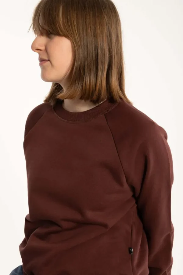 Danemama Moleton Sweat Dark Bordeaux