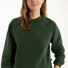 Danemama Moleton Sweat Deep Green