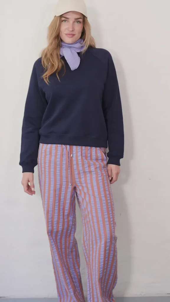 Danemama Moleton Sweat Deep Navy