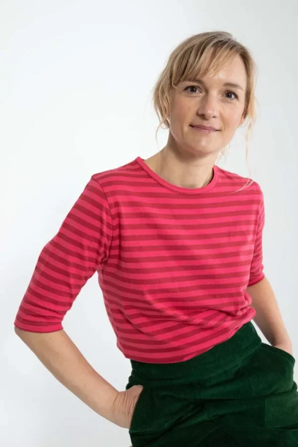 Danemanna Modal Tee Rouge/Power Pink