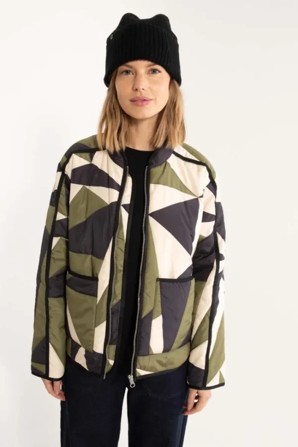 Danemaple Thermo Jacket Olive/Black/Light Beige