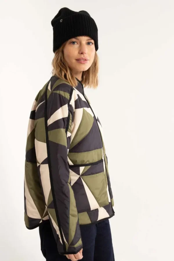 Danemaple Thermo Jacket Olive/Black/Light Beige