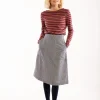 Danemaren Denim Skirt Milkboy Stripe
