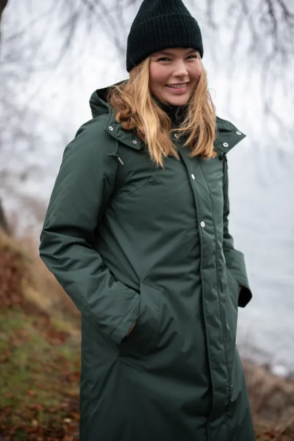 Danemargrethe Winter Coat Dark Army