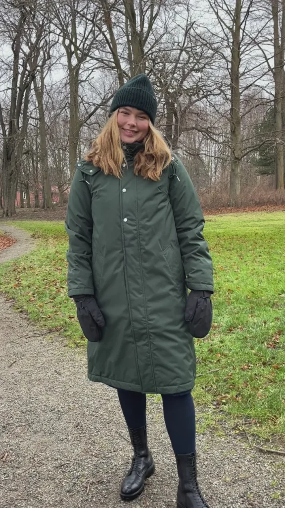 Danemargrethe Winter Coat Dark Army