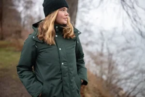 Danemargrethe Winter Coat Dark Army