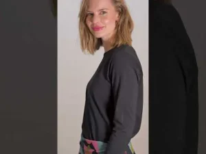 Danematilda Modal Skirt Black GEOFLEUR