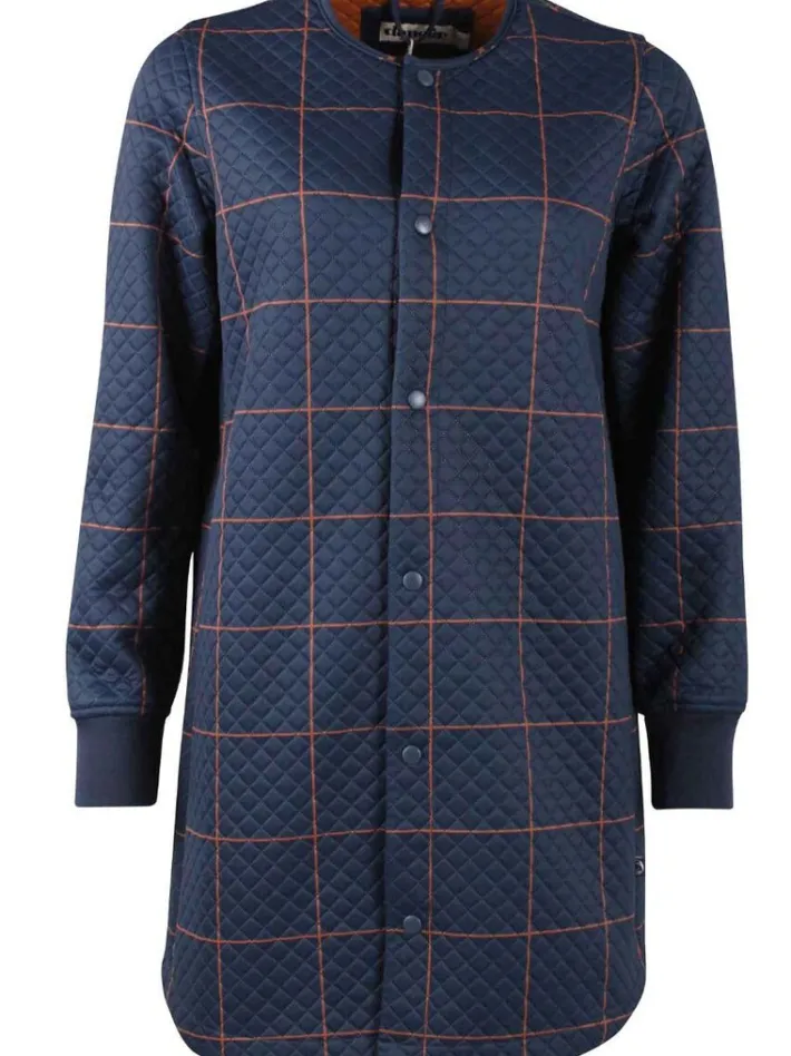danemaude_thermo_coat_nav_0.webp Danemaude Thermo Coat Navy/Occer LARGE PLAID