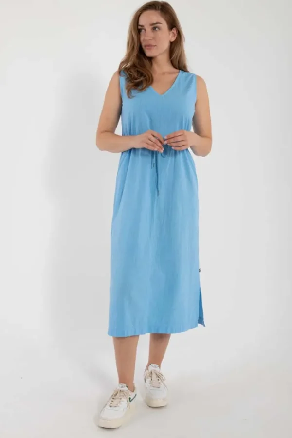 Danemimi Searsucker Dress Sky Blue