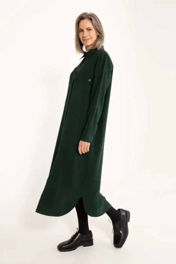 Daneminna Ecovero Dress Dark Forest