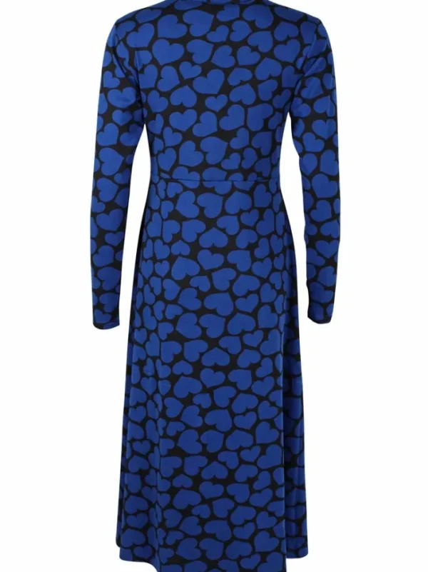 Danemusical Interlock Dress Deep Blue HEARTTHROB