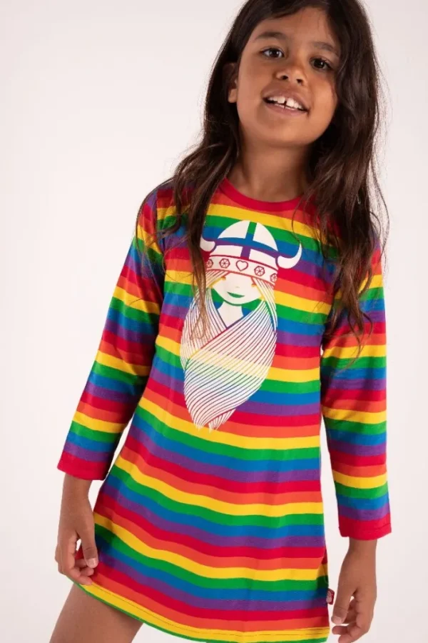 Danenanna Dress Rainbow FREJA