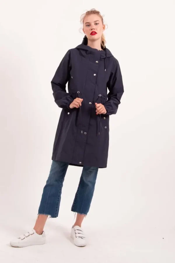 Danenora Midseason Parka Navy