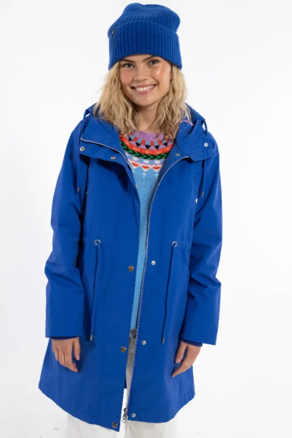 Danenora Midseason Parka Klein Blue