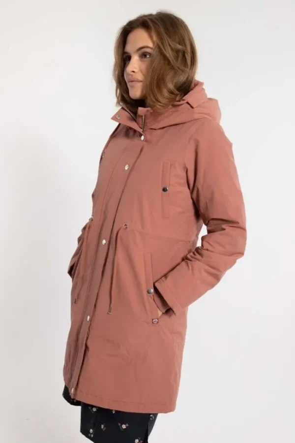 Danenora Winter Parka Beige Rose