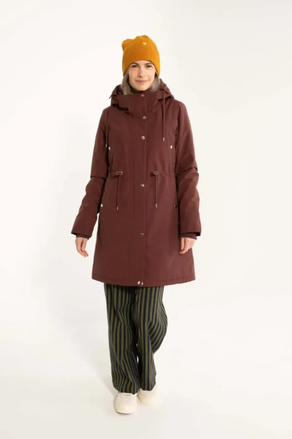 Danenora Winter Parka Deep Bordeaux