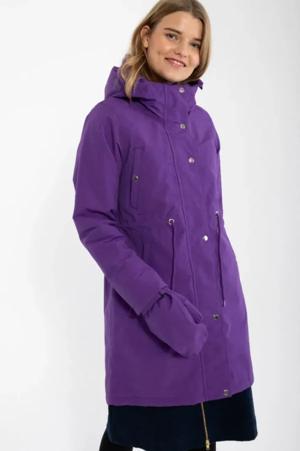 Danenora Winter Parka Purple